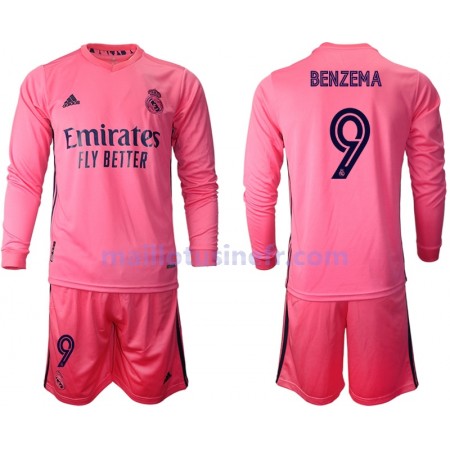 Maillot de Foot Real Madrid Karim Benzema 9 Extérieur 2020-21 Manches Longues - Enfant Maillot de Foot Real Madrid Karim Benzema 9 Extérieur 2020-21 Manches Longues - Enfant